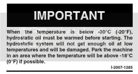 what should skid steer temp read inwinter|how to keep skid steer warm.